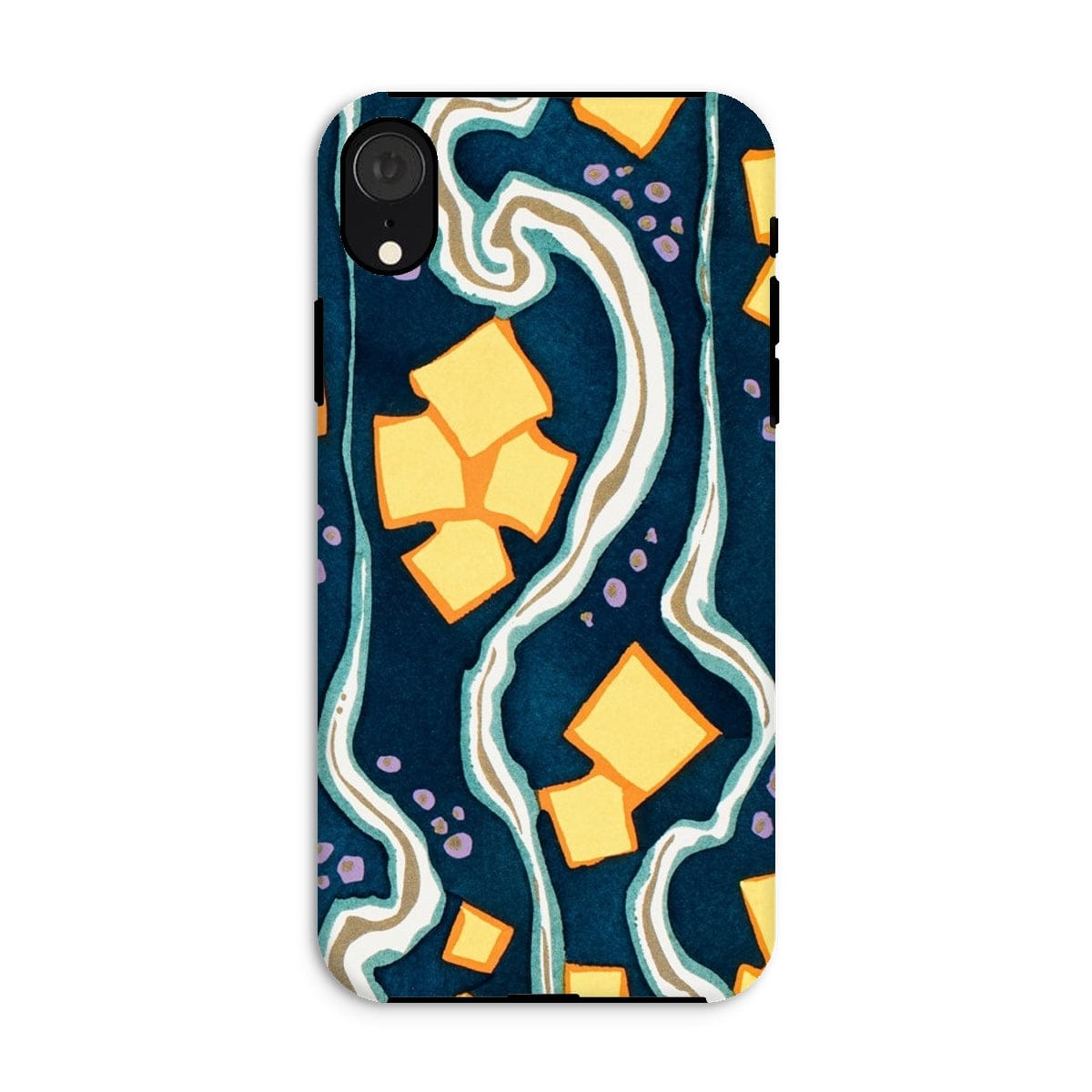 Casezest Mobile Phone Case for iPhone XR / Gloss Séguy Deco Border Design