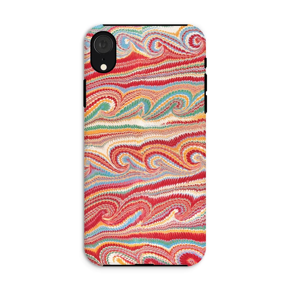 Casezest Mobile Phone Case for iPhone XR / Gloss Watteau Endpaper Design