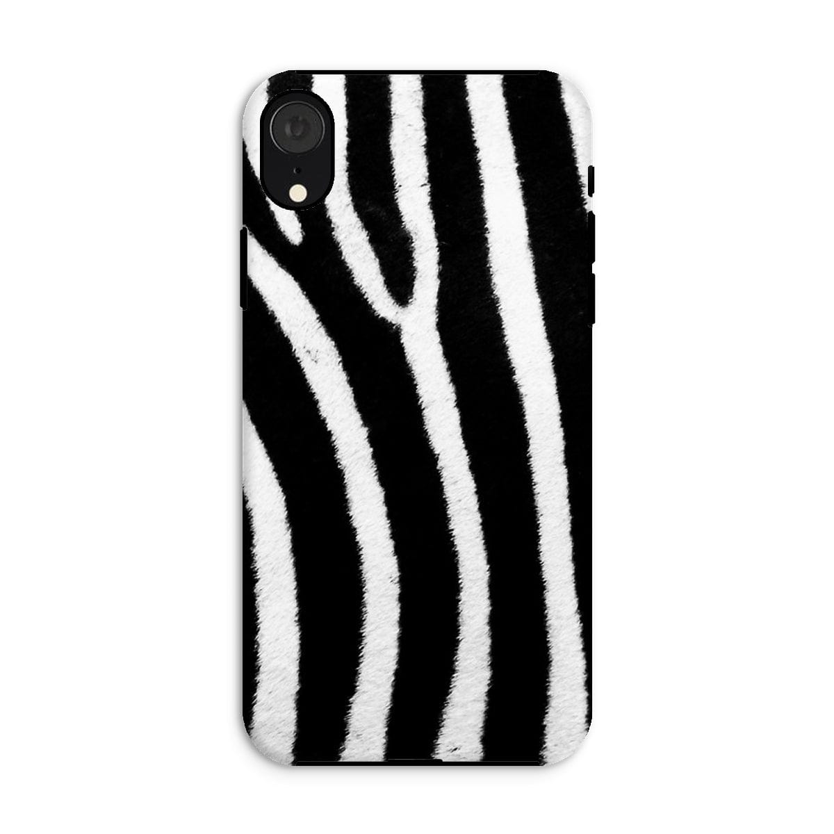 Casezest Mobile Phone Case for iPhone XR / Gloss Zebra Design