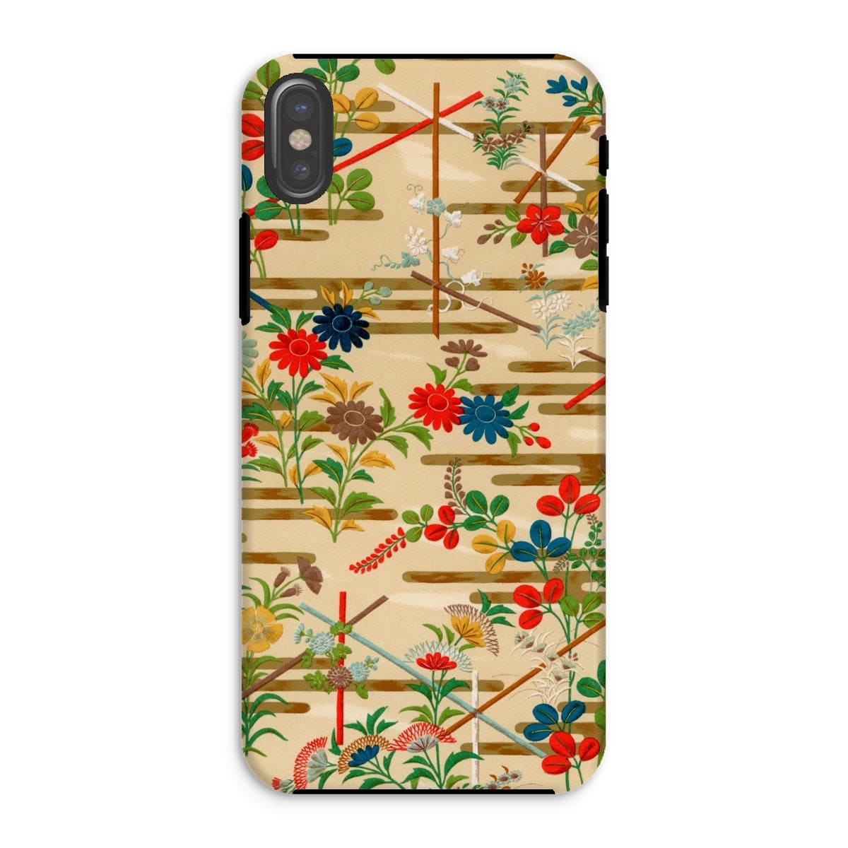 Casezest Mobile Phone Case for iPhone XS / Gloss Audsley Japanese Paper Design