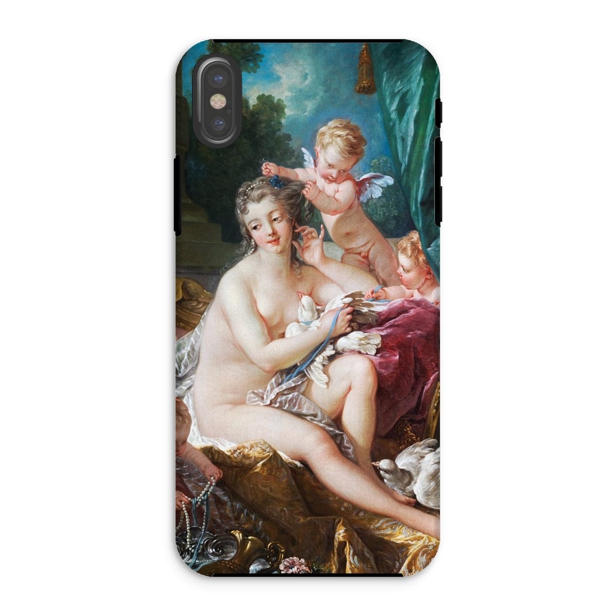 Casezest Mobile Phone Case for iPhone XS / Gloss Boucher Toilette of Venus Design