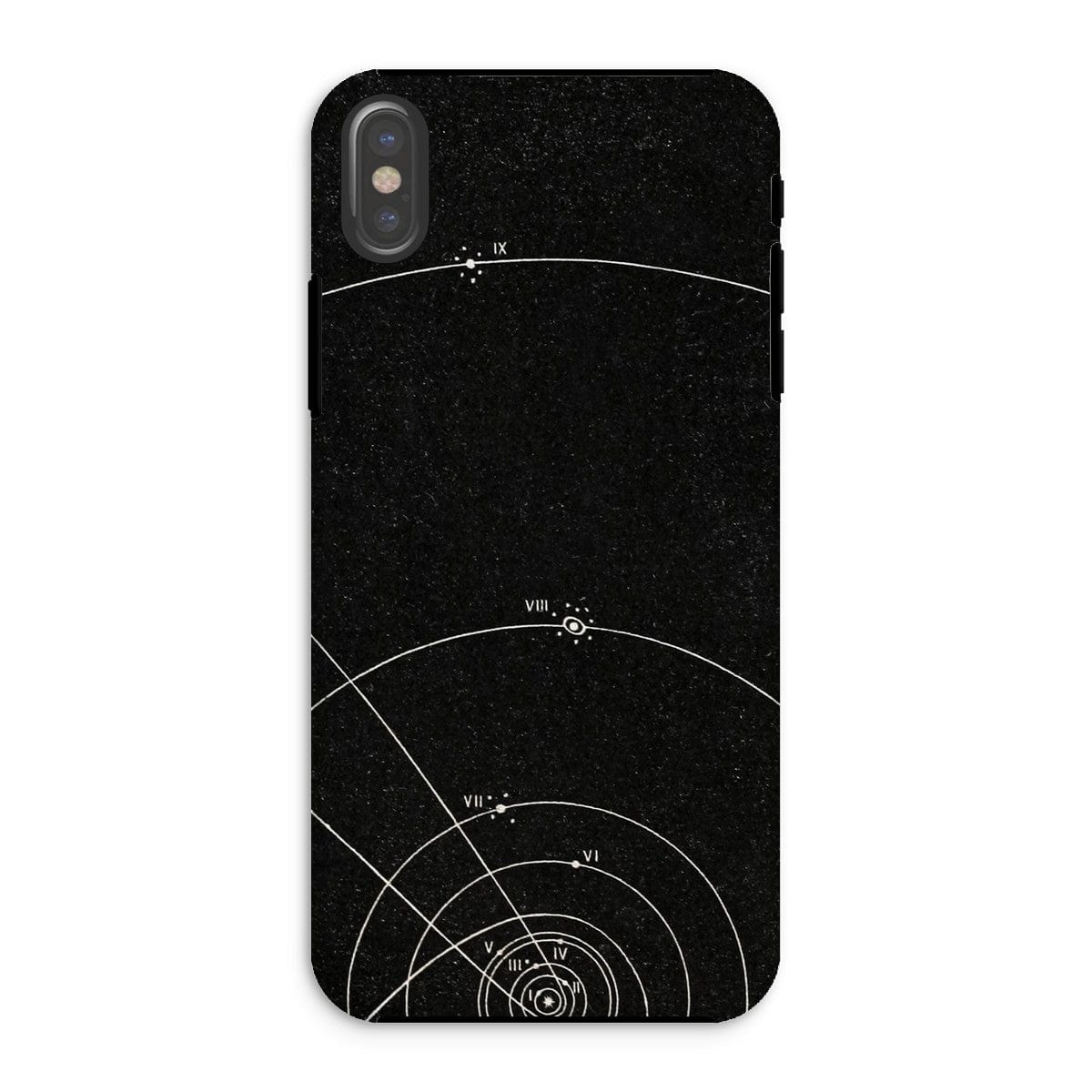 Casezest Mobile Phone Case for iPhone XS / Gloss Brocklesby Astronomy Design