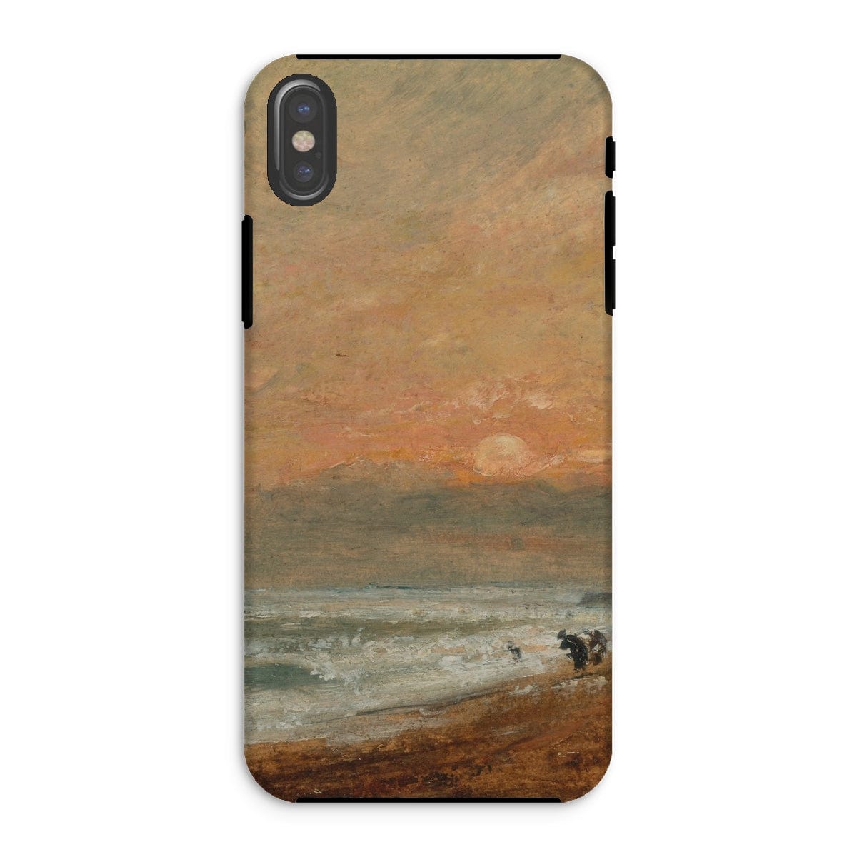 Casezest Mobile Phone Case for iPhone XS / Gloss Constable Hove Beach Design