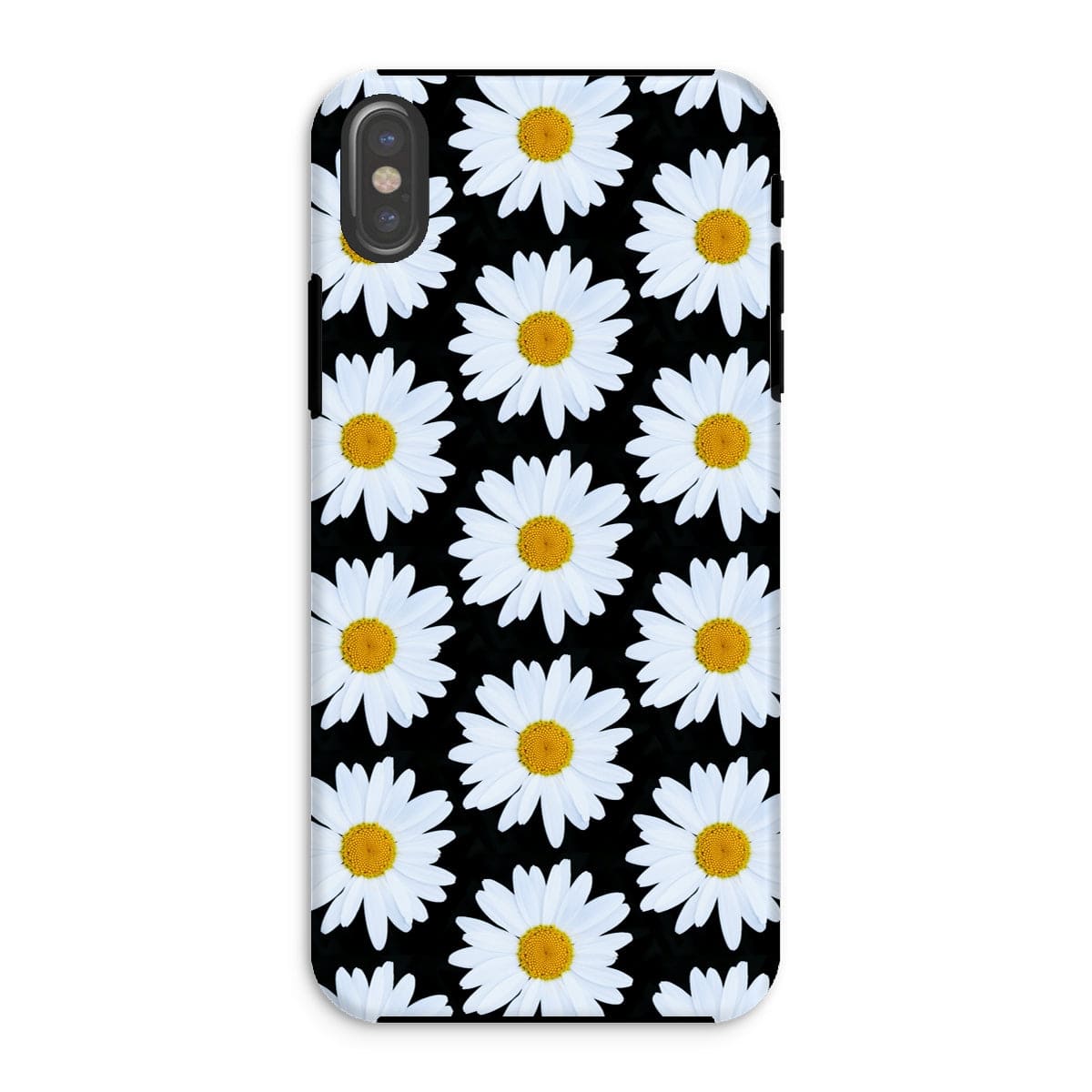 Casezest Mobile Phone Case for iPhone XS / Gloss Daisy Grid Design