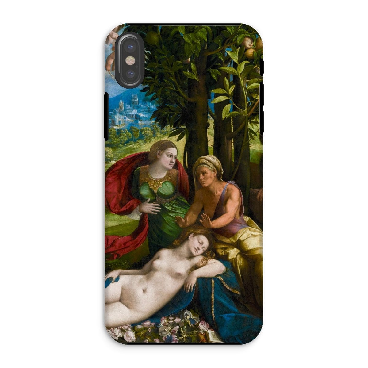 Casezest Mobile Phone Case for iPhone XS / Gloss Dossi Mythological Design