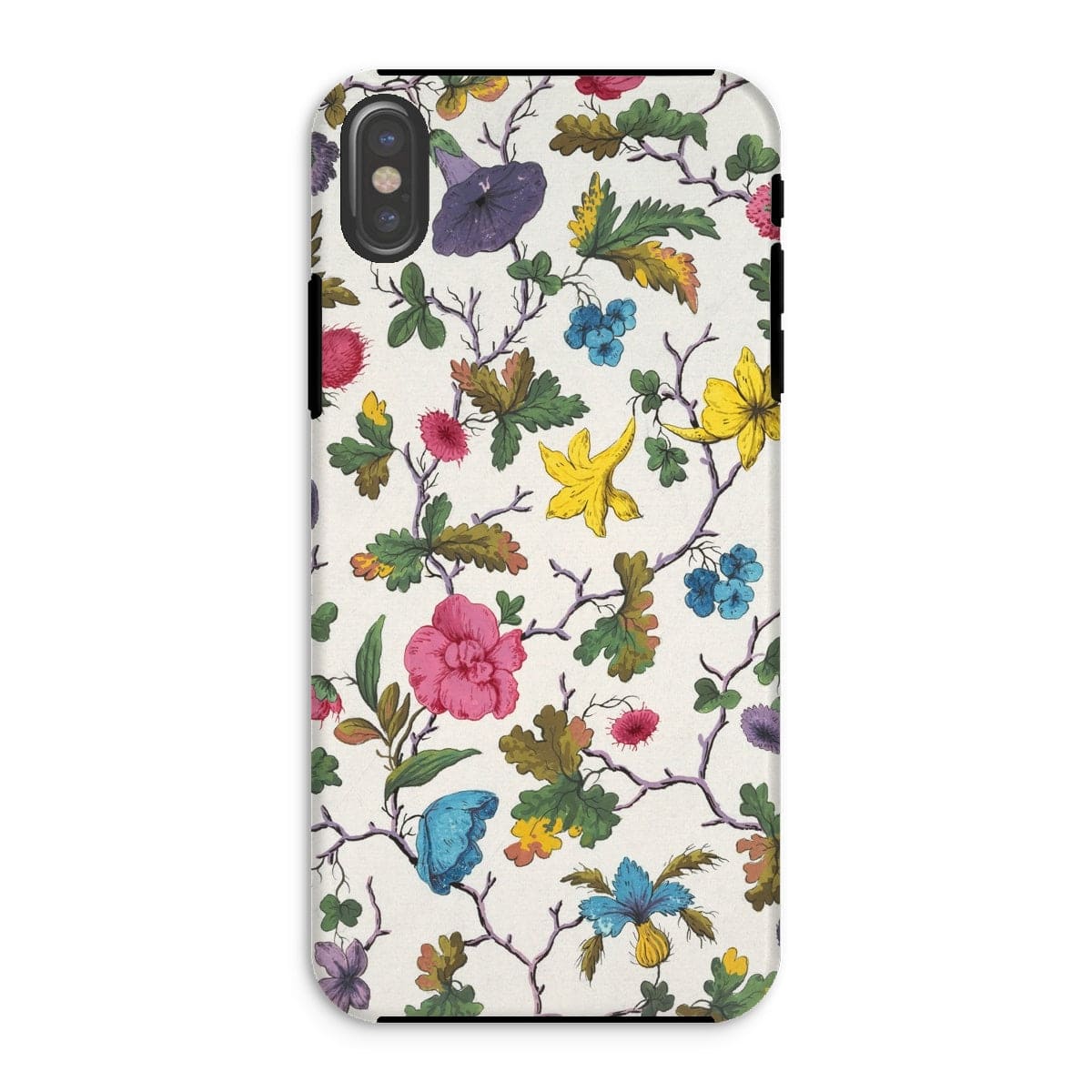 Casezest Mobile Phone Case for iPhone XS / Gloss DuBois Floral Design