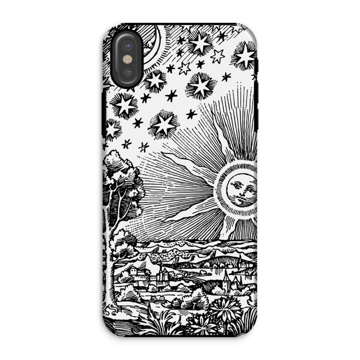 Casezest Mobile Phone Case for iPhone XS / Gloss Flammarion Design