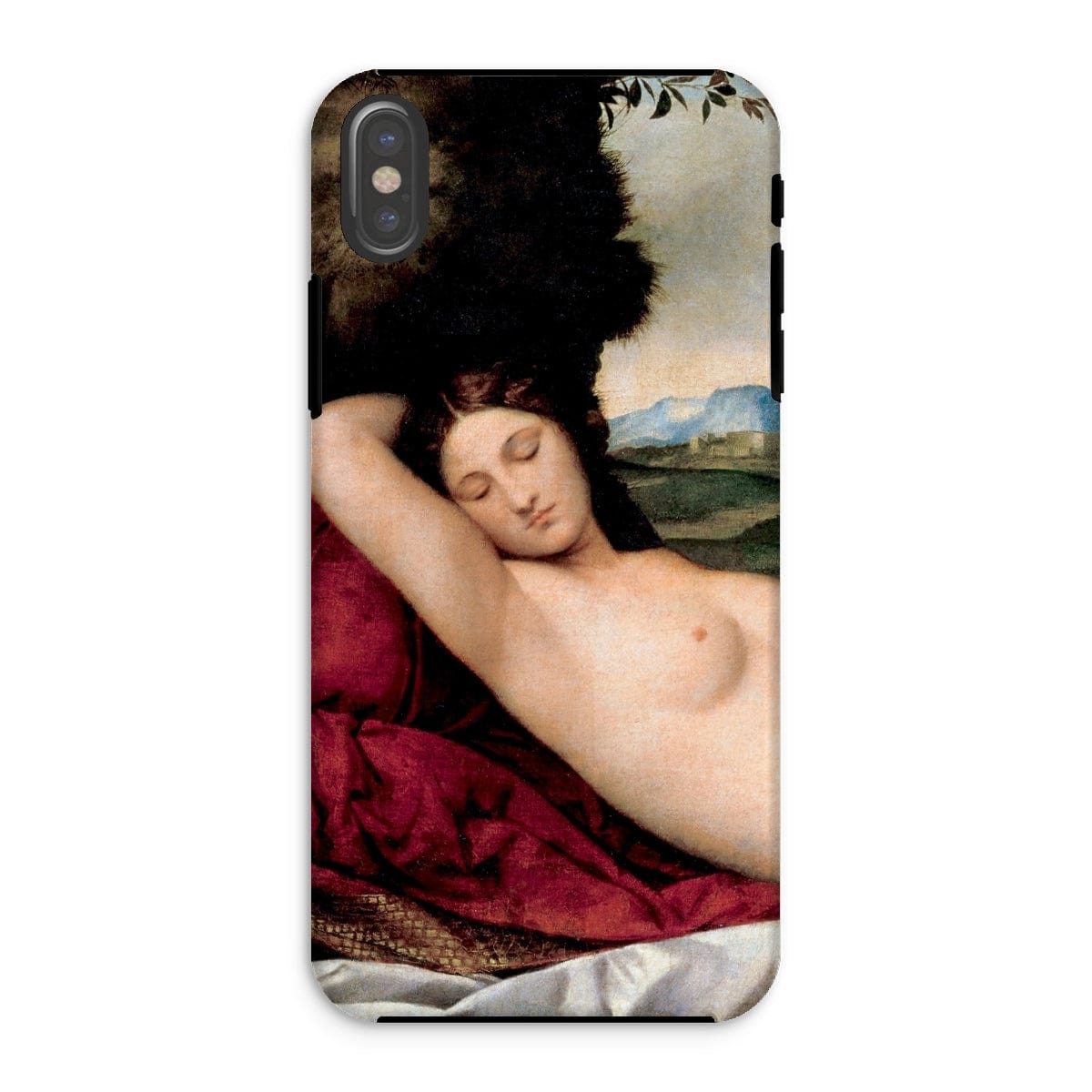 Casezest Mobile Phone Case for iPhone XS / Gloss Giorgione Sleeping Venus Design