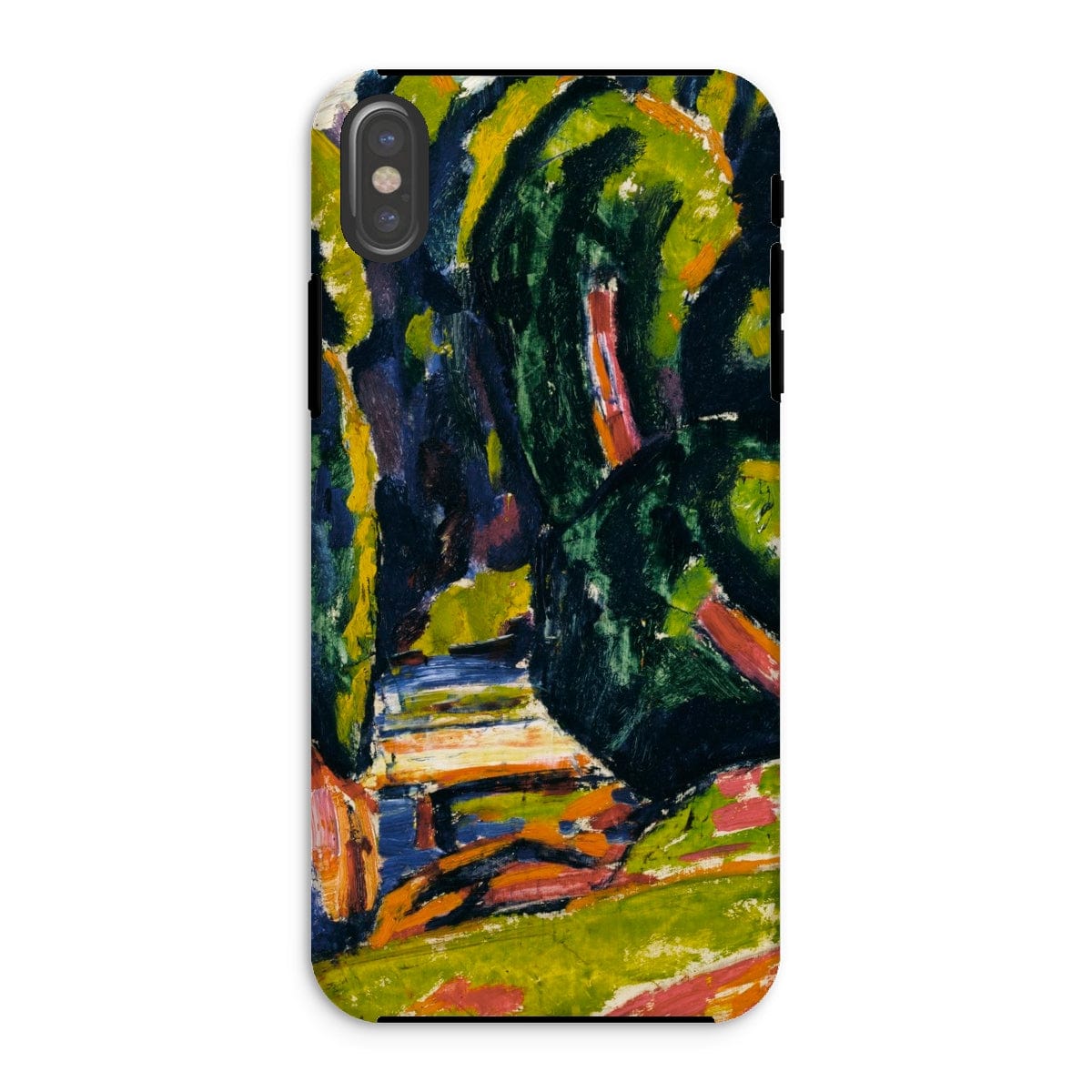 Casezest Mobile Phone Case for iPhone XS / Gloss Hartley Red Tree Design