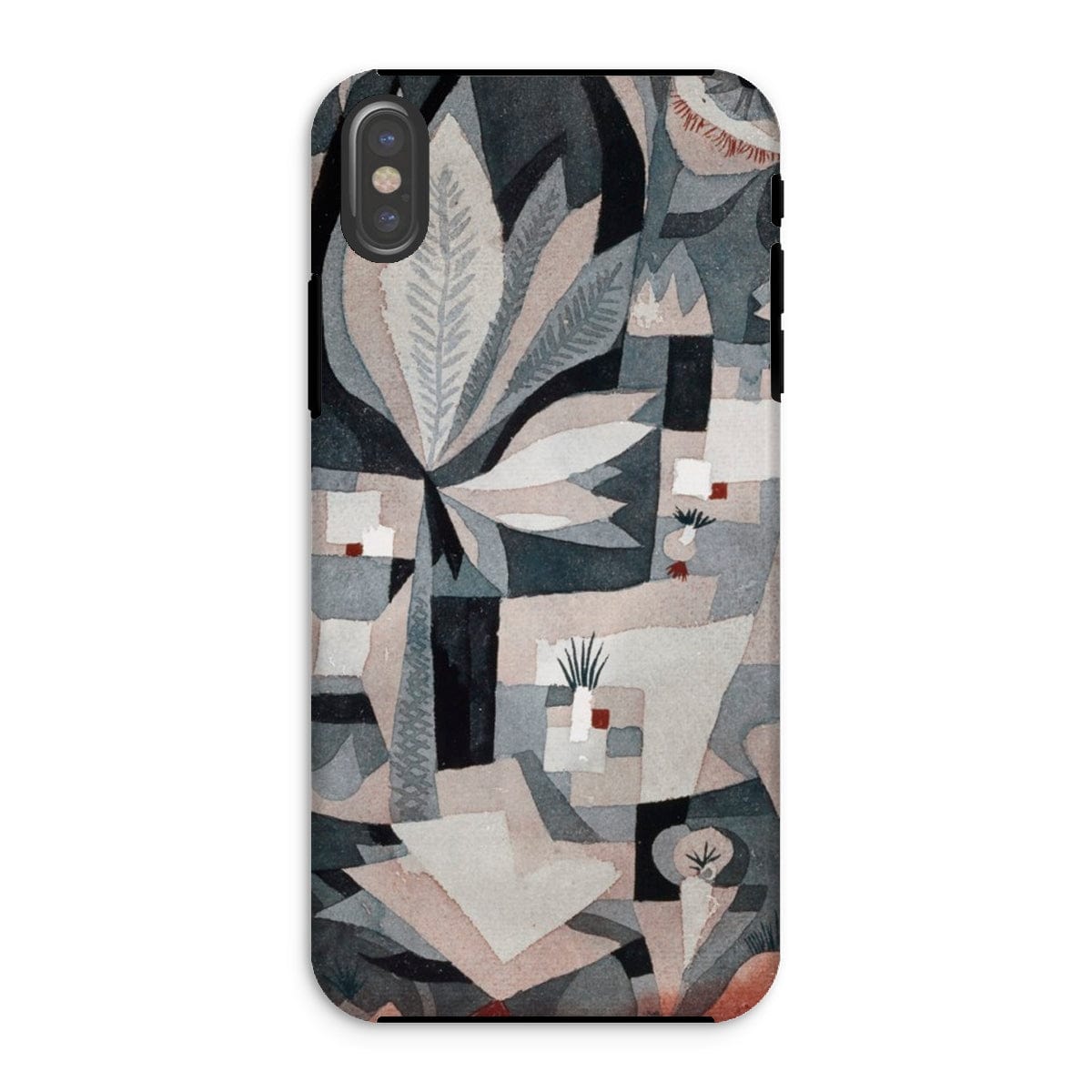 Casezest Mobile Phone Case for iPhone XS / Gloss Klee Dry Garden Design