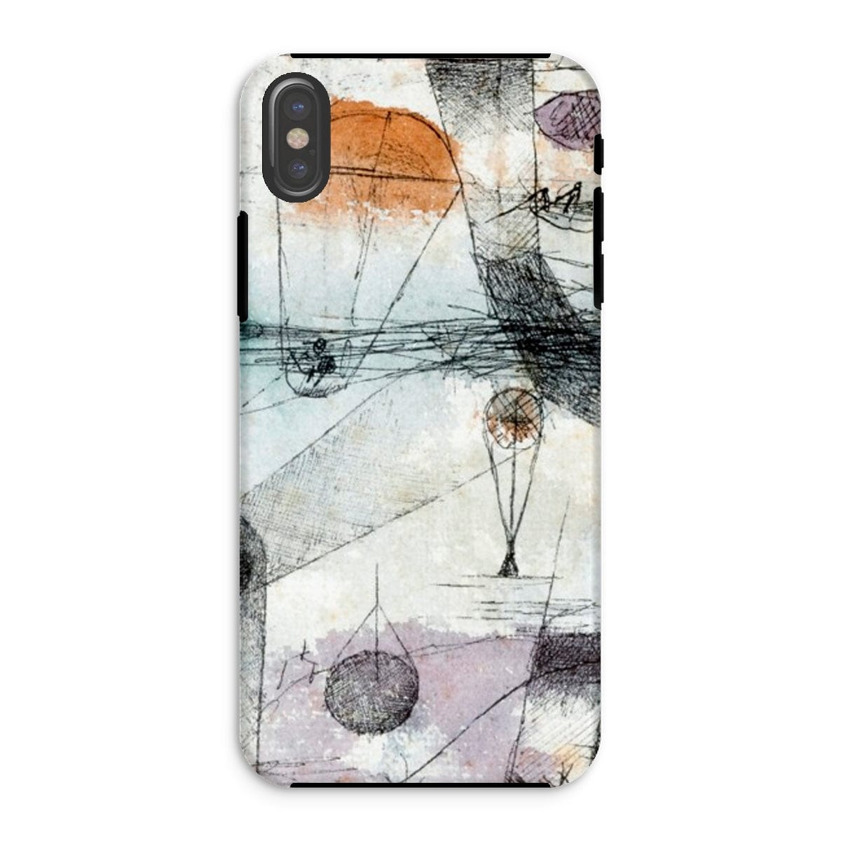 Casezest Mobile Phone Case for iPhone XS / Gloss Klee Realm of Air Design