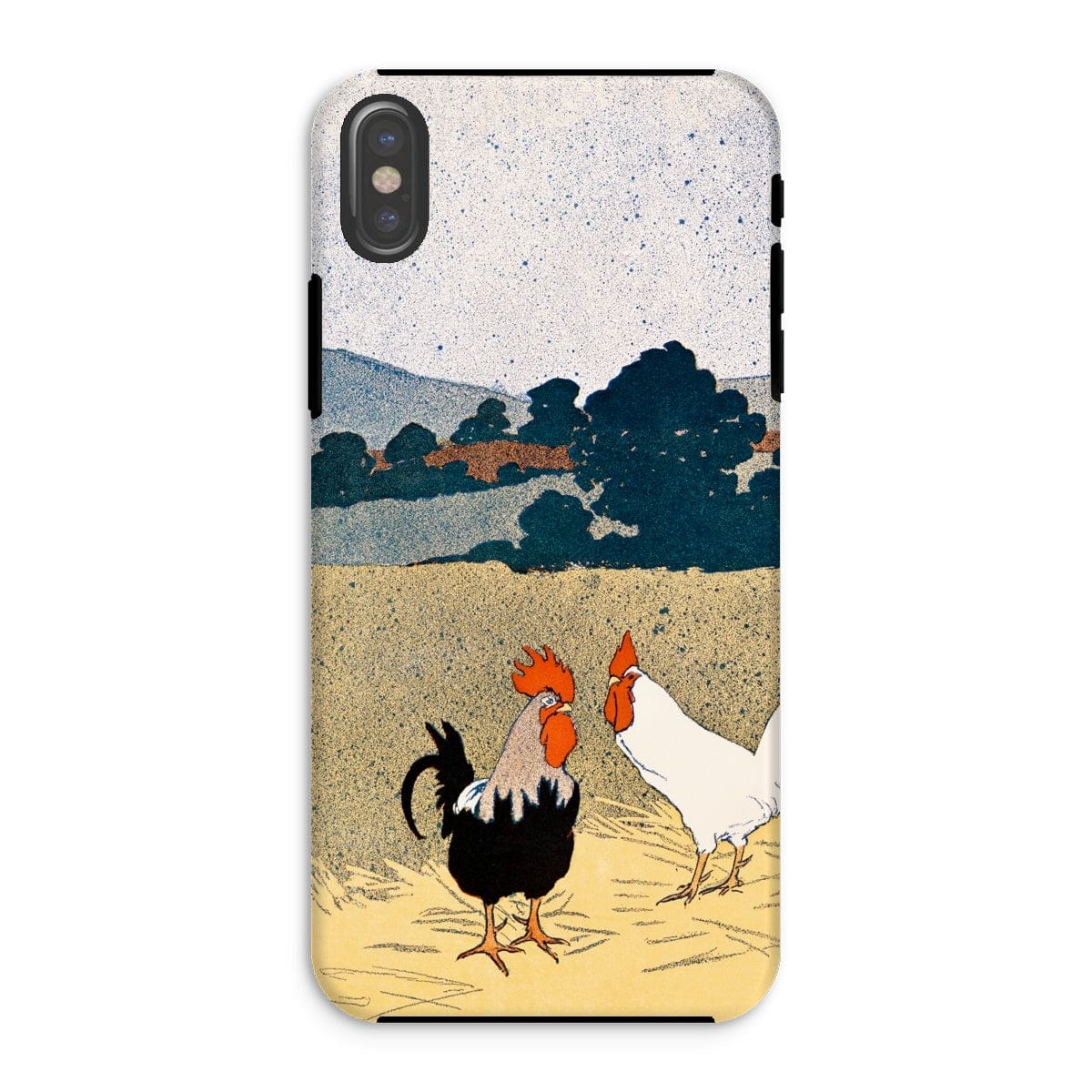 Casezest Mobile Phone Case for iPhone XS / Gloss Penfield Roosters Design