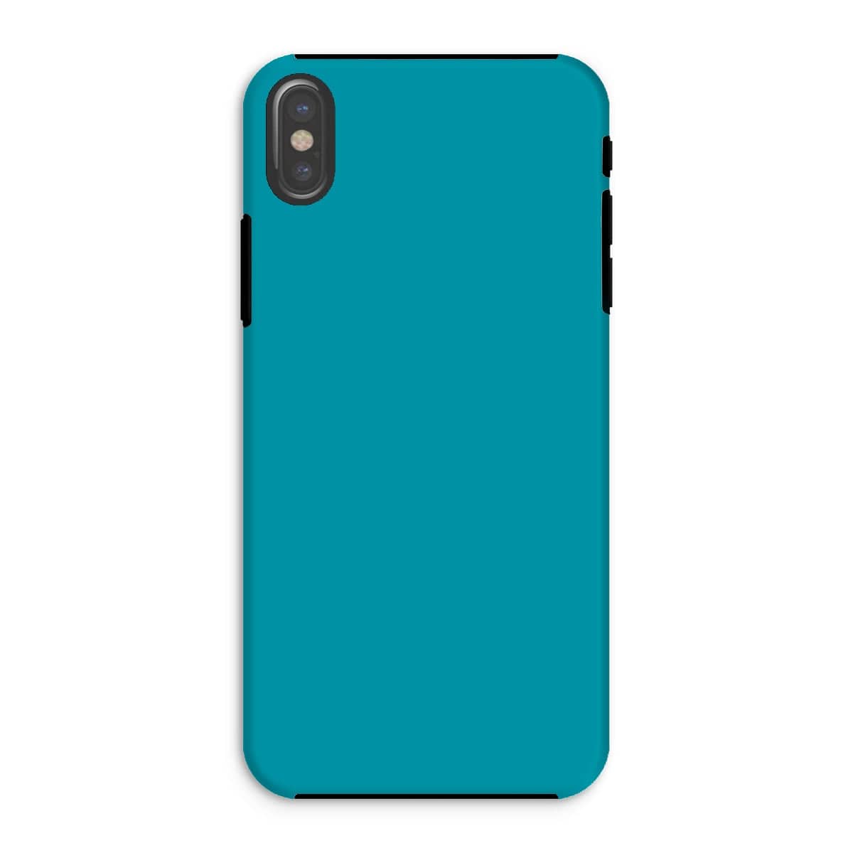 Casezest Mobile Phone Case for iPhone XS / Gloss Pure Bright Blue Design