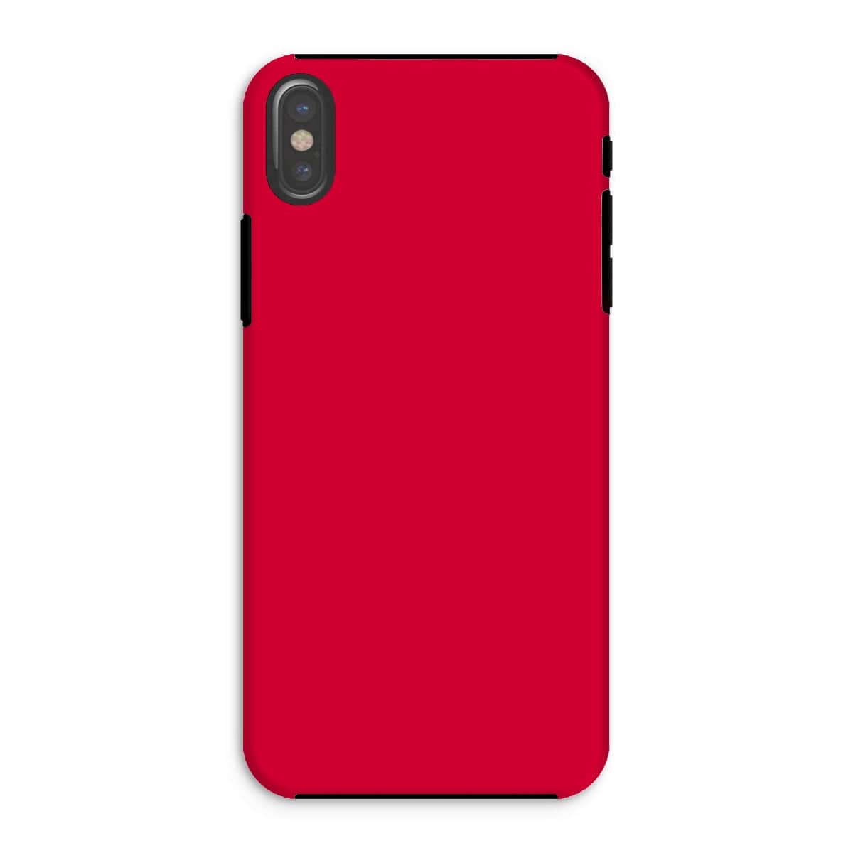 Casezest Mobile Phone Case for iPhone XS / Gloss Pure Bright Red Design