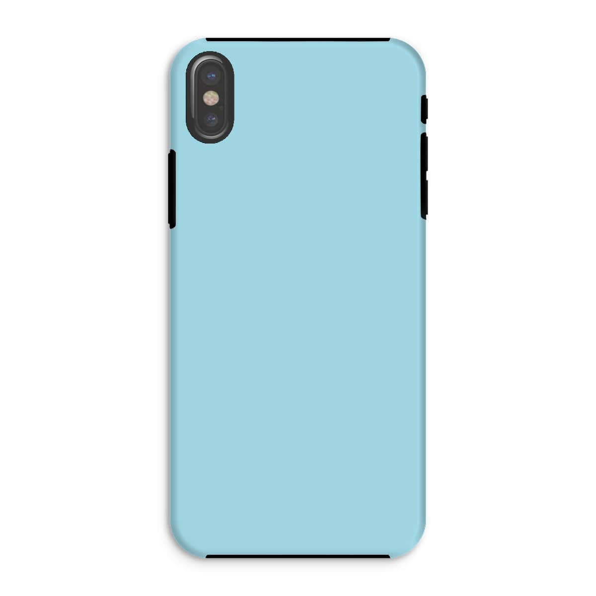 Casezest Mobile Phone Case for iPhone XS / Gloss Pure Celeste Blue Design