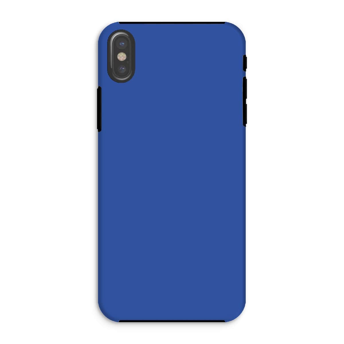 Casezest Mobile Phone Case for iPhone XS / Gloss Pure Institute Blue Design