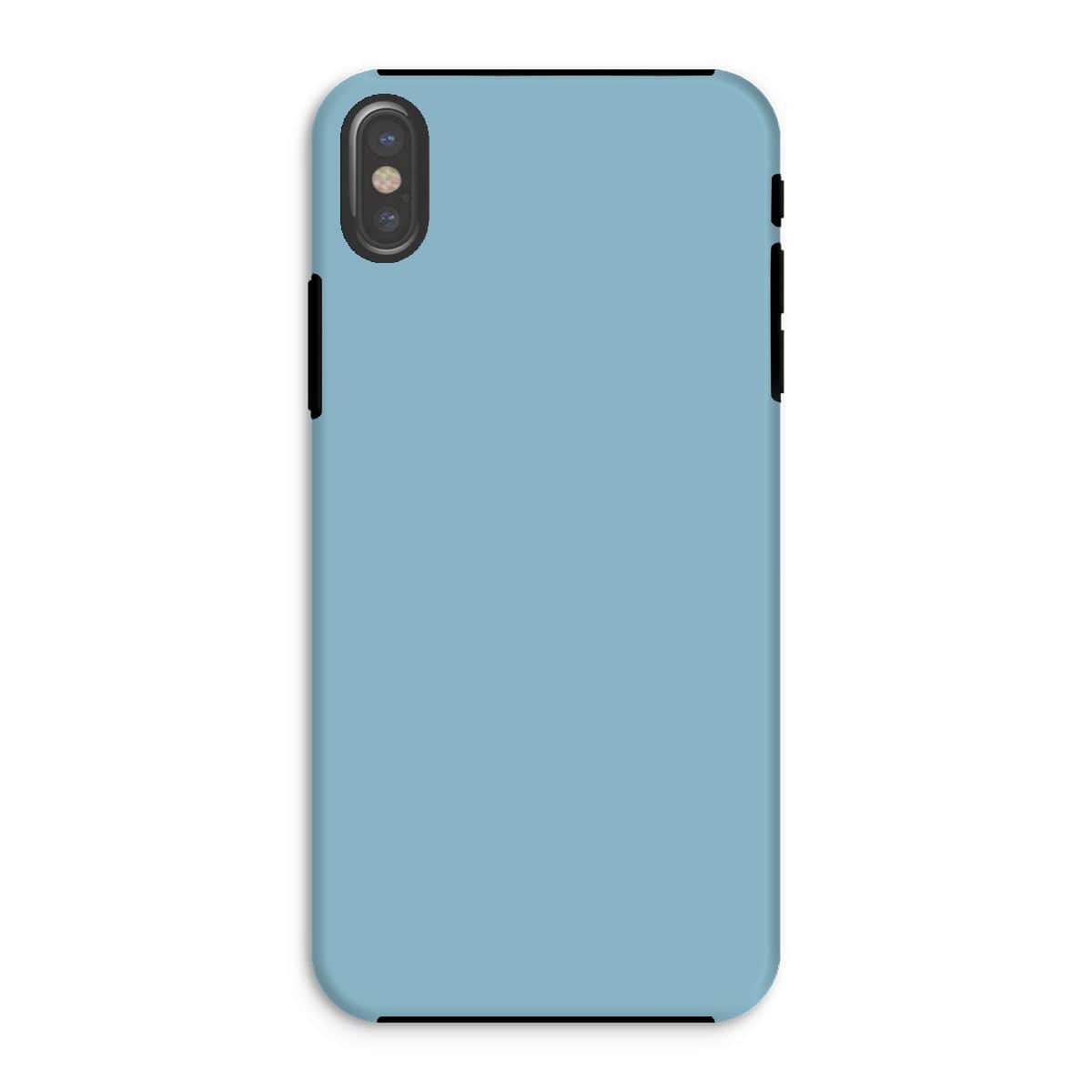 Casezest Mobile Phone Case for iPhone XS / Gloss Pure Light Blue Design