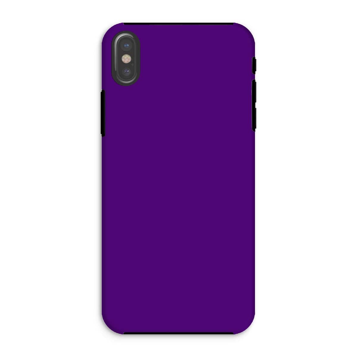 Casezest Mobile Phone Case for iPhone XS / Gloss Pure Mid Purple Design