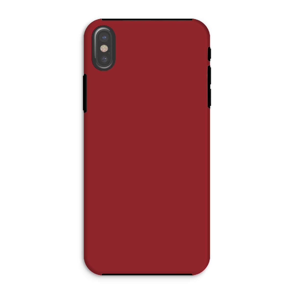 Casezest Mobile Phone Case for iPhone XS / Gloss Pure Mid Red Design