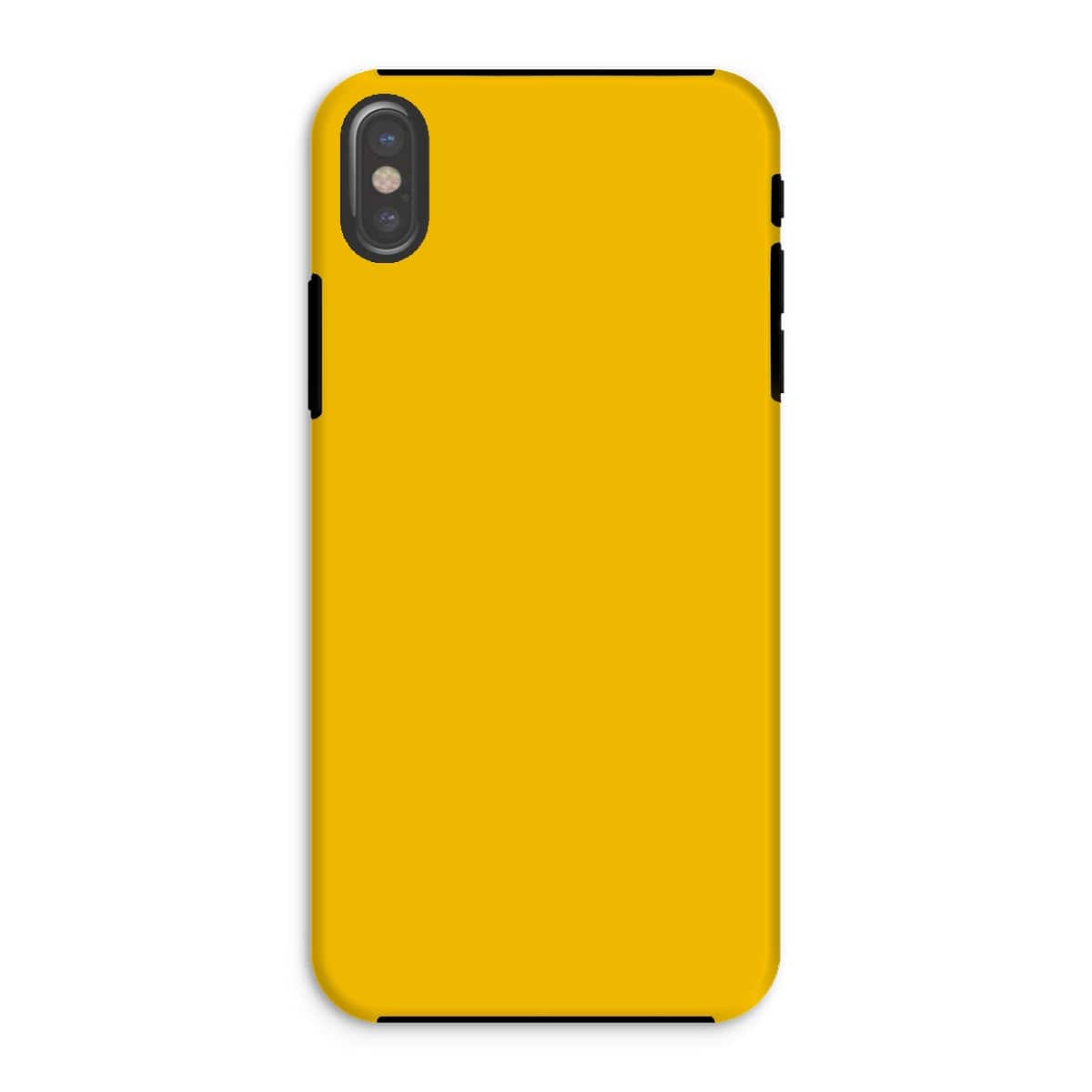 Casezest Mobile Phone Case for iPhone XS / Gloss Pure Yellow Design