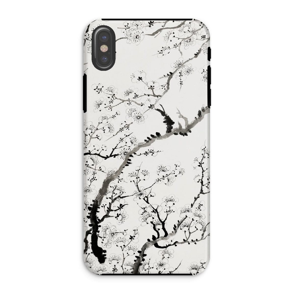 Casezest Mobile Phone Case for iPhone XS / Gloss Rashan Chinese Cherry Design