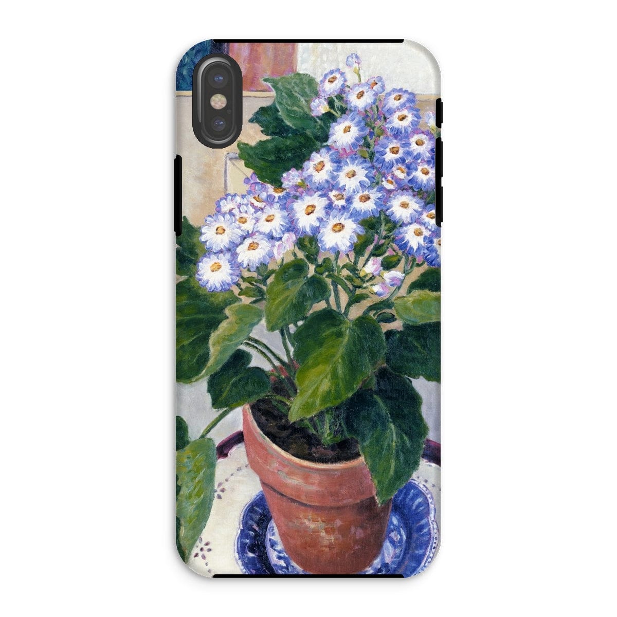 Casezest Mobile Phone Case for iPhone XS / Gloss Reichmann Cineraria Design