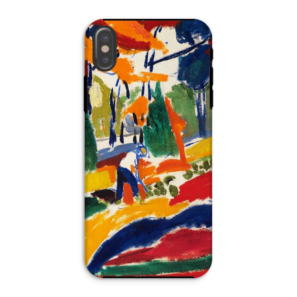 Casezest Mobile Phone Case for iPhone XS / Gloss Sayen Garden Design