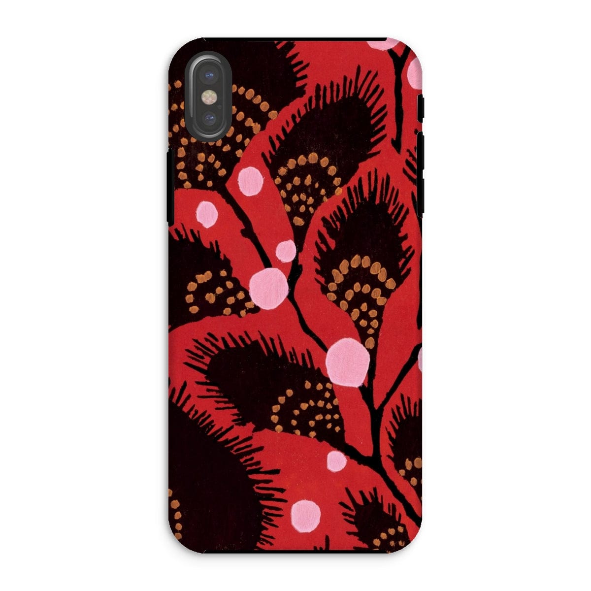 Casezest Mobile Phone Case for iPhone XS / Gloss Séguy Art Deco Flower Design