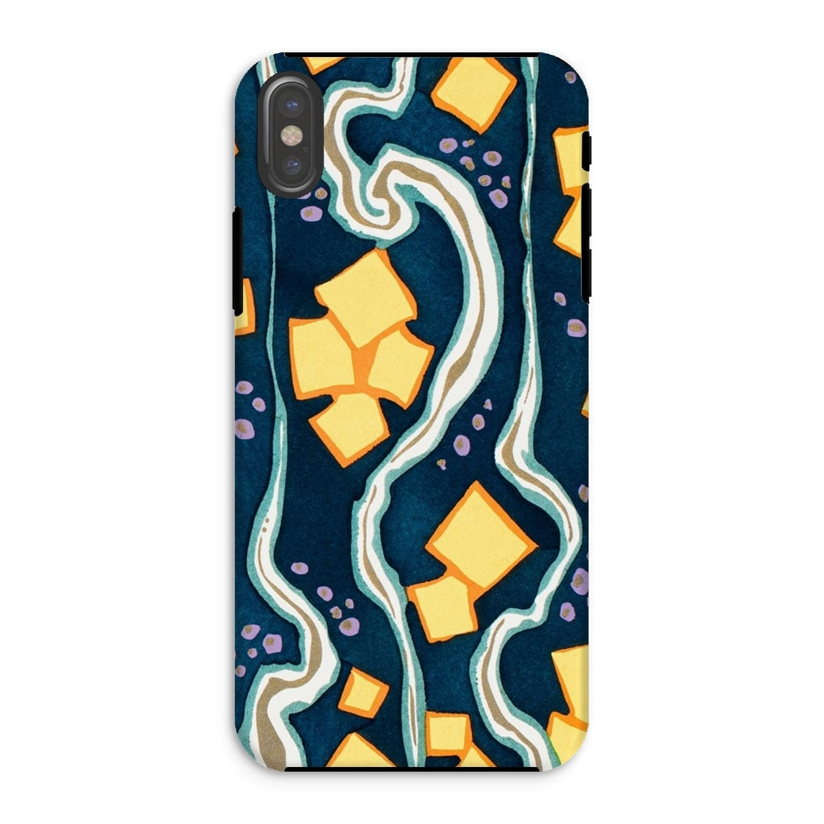 Casezest Mobile Phone Case for iPhone XS / Gloss Séguy Deco Border Design