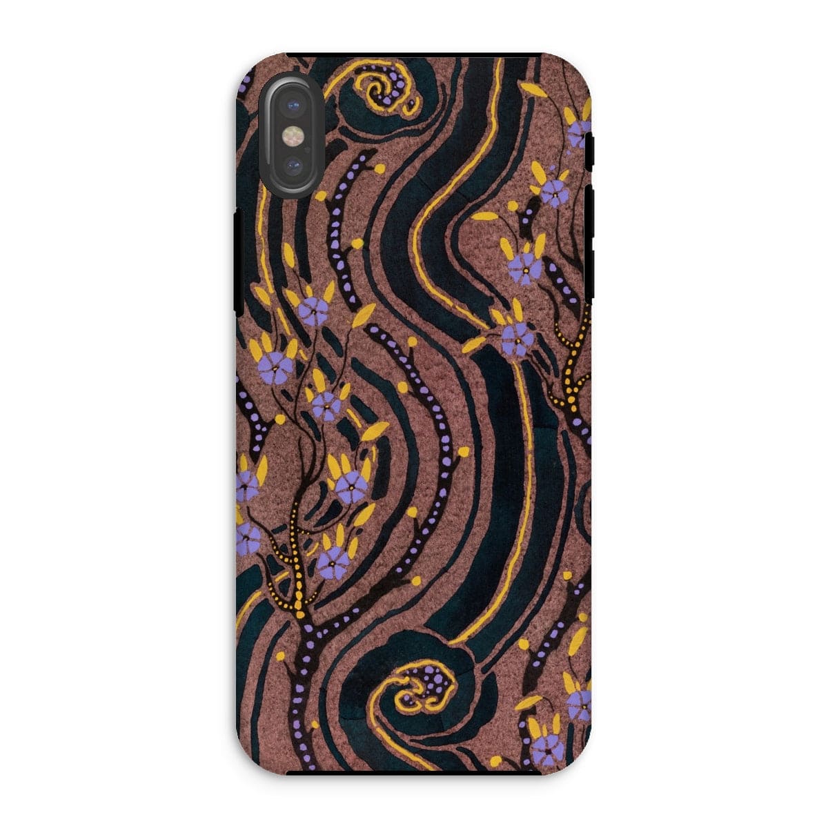 Casezest Mobile Phone Case for iPhone XS / Gloss Séguy Deco Flower Design