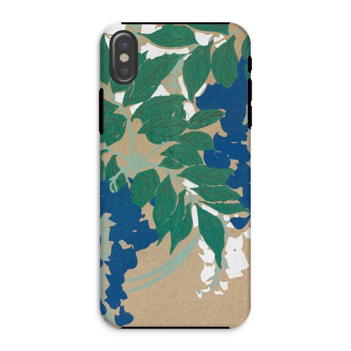 Casezest Mobile Phone Case for iPhone XS / Gloss Sekka Wisteria Design