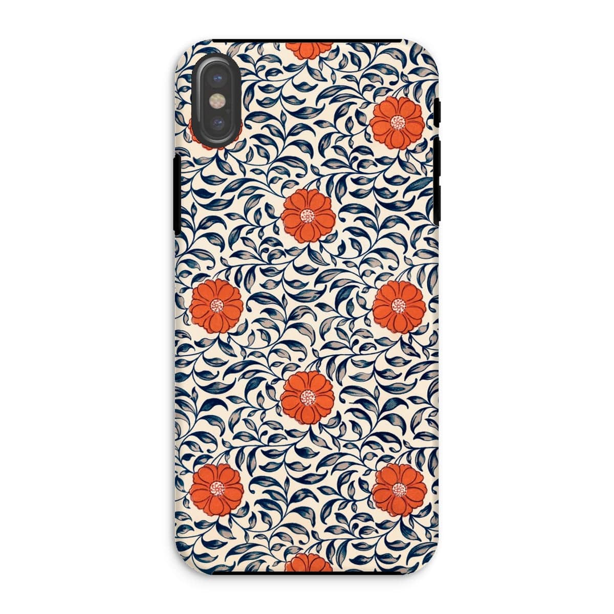 Casezest Mobile Phone Case for iPhone XS / Gloss Simple Chinese Ornamental Design