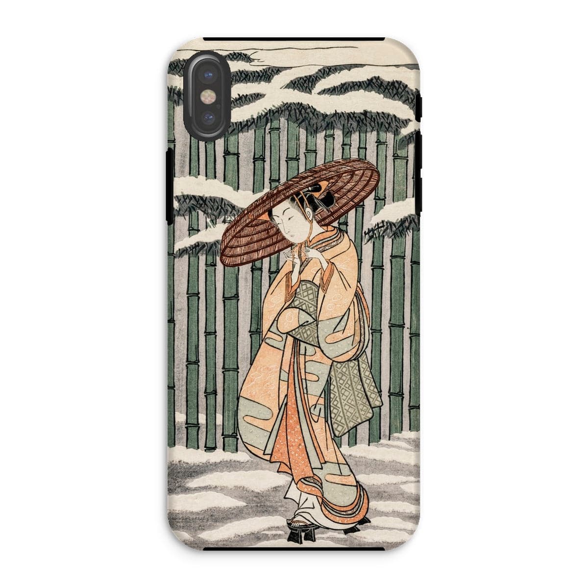 Casezest Mobile Phone Case for iPhone XS / Gloss Suzuki Bamboo Grove Design