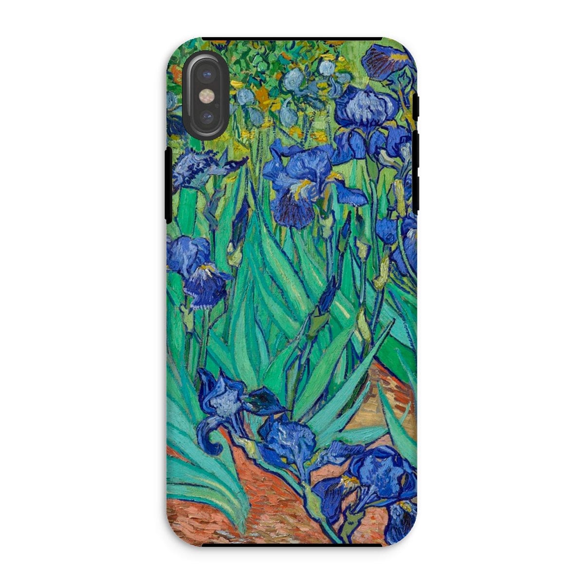 Casezest Mobile Phone Case for iPhone XS / Gloss Van Gogh Irises Design