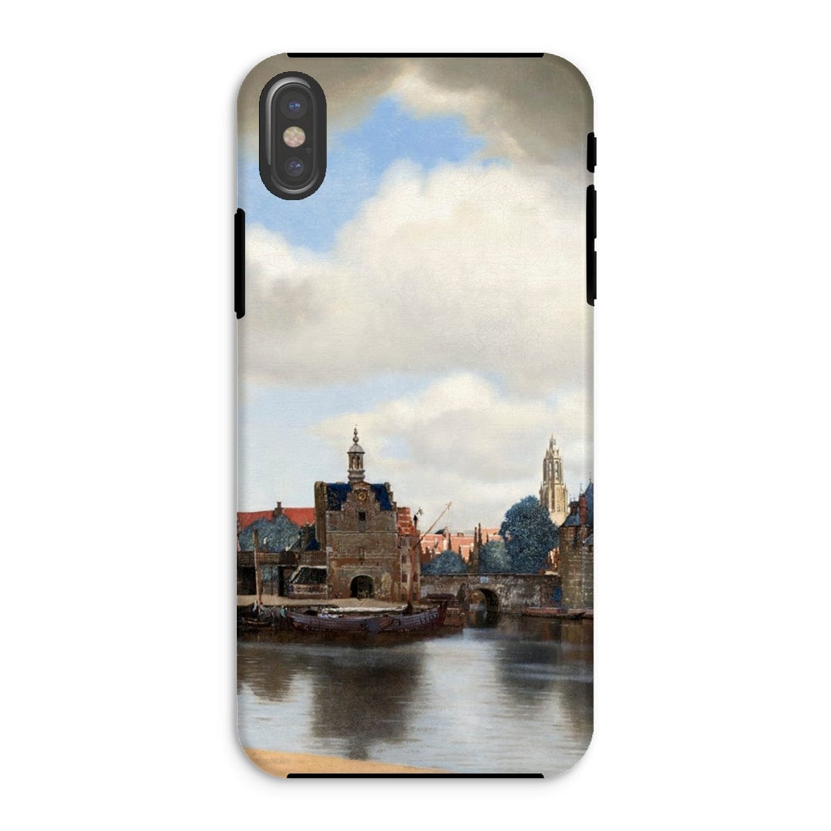 Casezest Mobile Phone Case for iPhone XS / Gloss Vermeer View of Delft Design