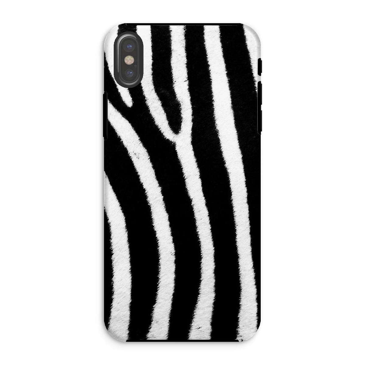 Casezest Mobile Phone Case for iPhone XS / Gloss Zebra Design