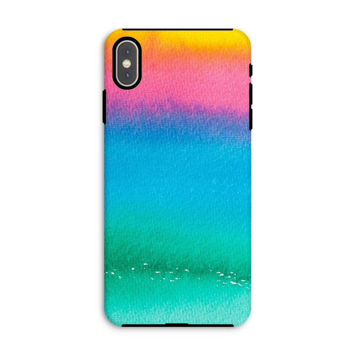 Casezest Mobile Phone Case for iPhone XS Max / Gloss Bright Watercolour Design