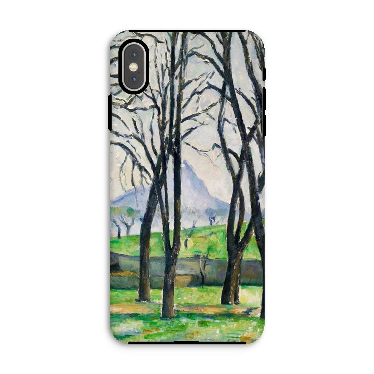 Casezest Mobile Phone Case for iPhone XS Max / Gloss Cézanne Chestnut Trees Design