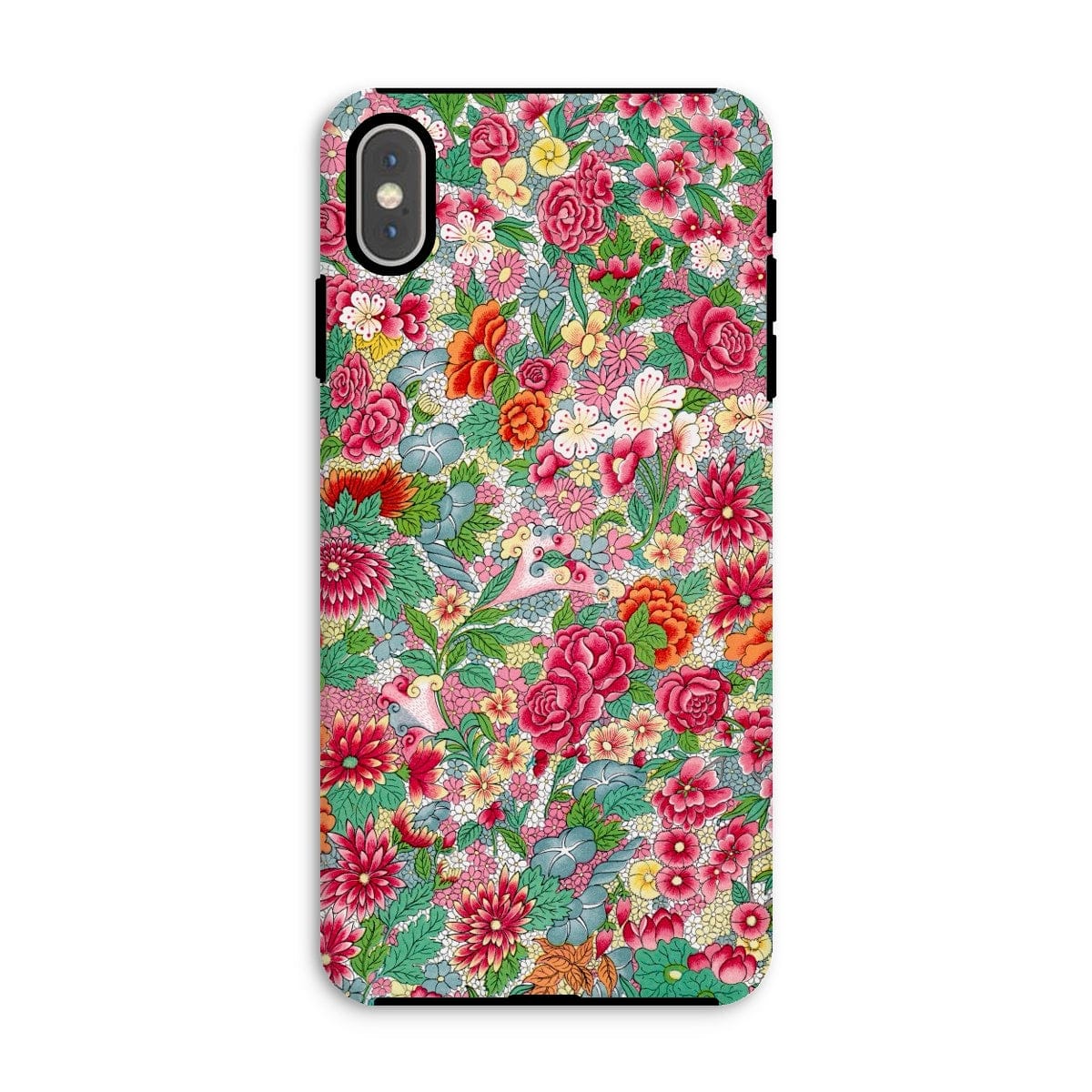 Casezest Mobile Phone Case for iPhone XS Max / Gloss Chinese Flower Pattern Design