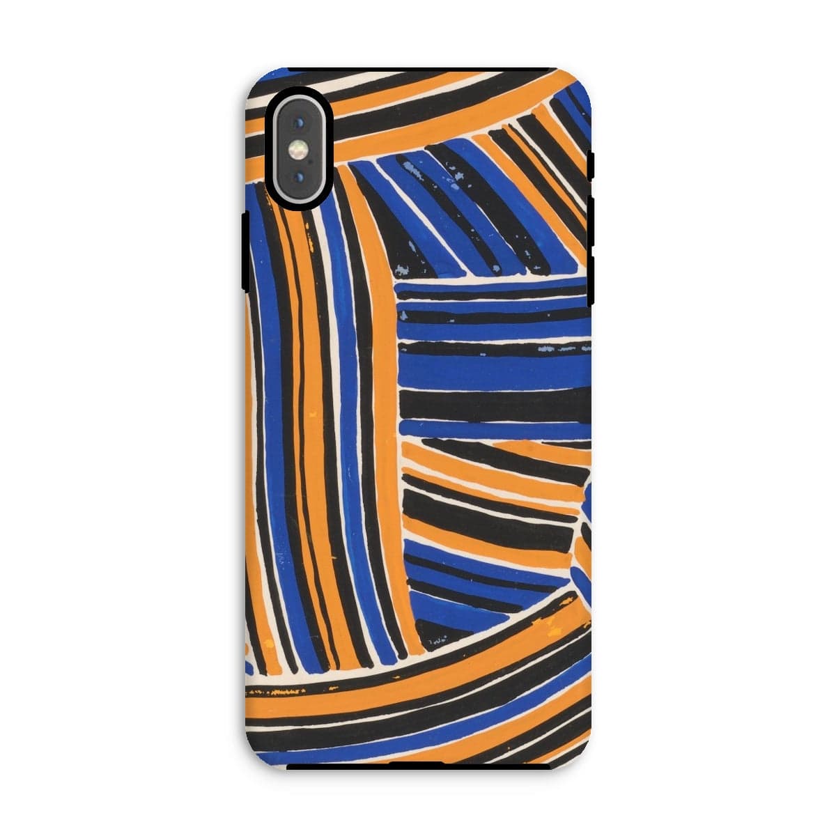 Casezest Mobile Phone Case for iPhone XS Max / Gloss Férier Stripe Design