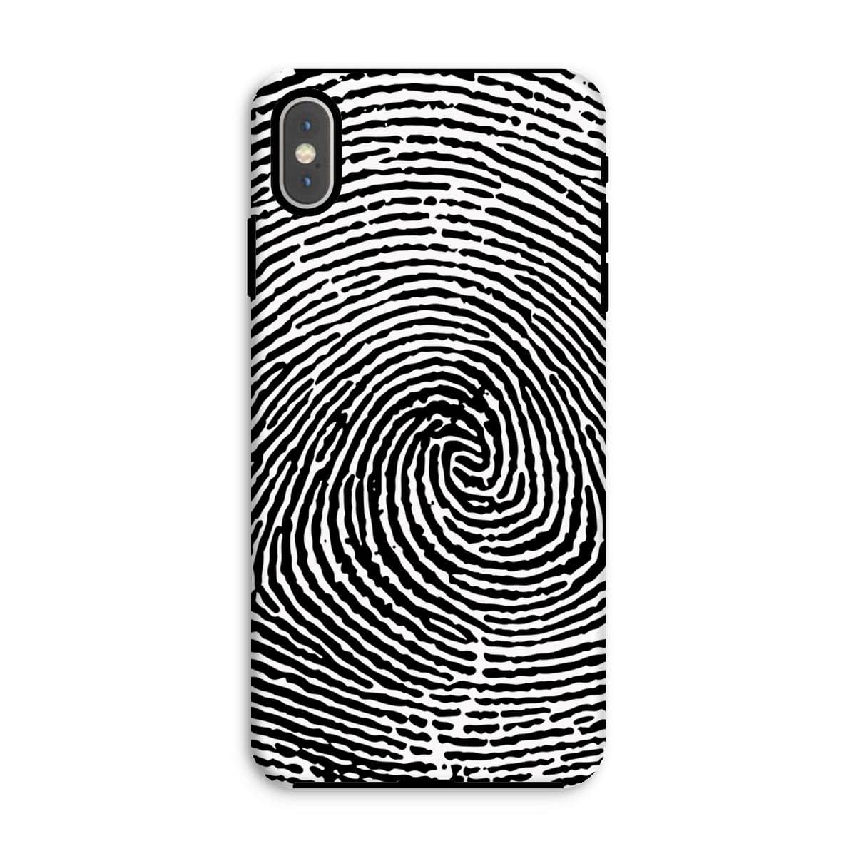 Casezest Mobile Phone Case for iPhone XS Max / Gloss Fingerprint Design