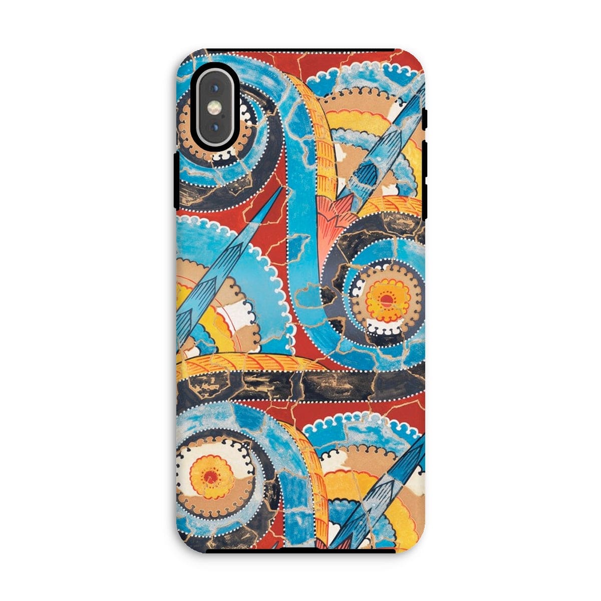 Casezest Mobile Phone Case for iPhone XS Max / Gloss Gilliéron Spiral Frieze Design