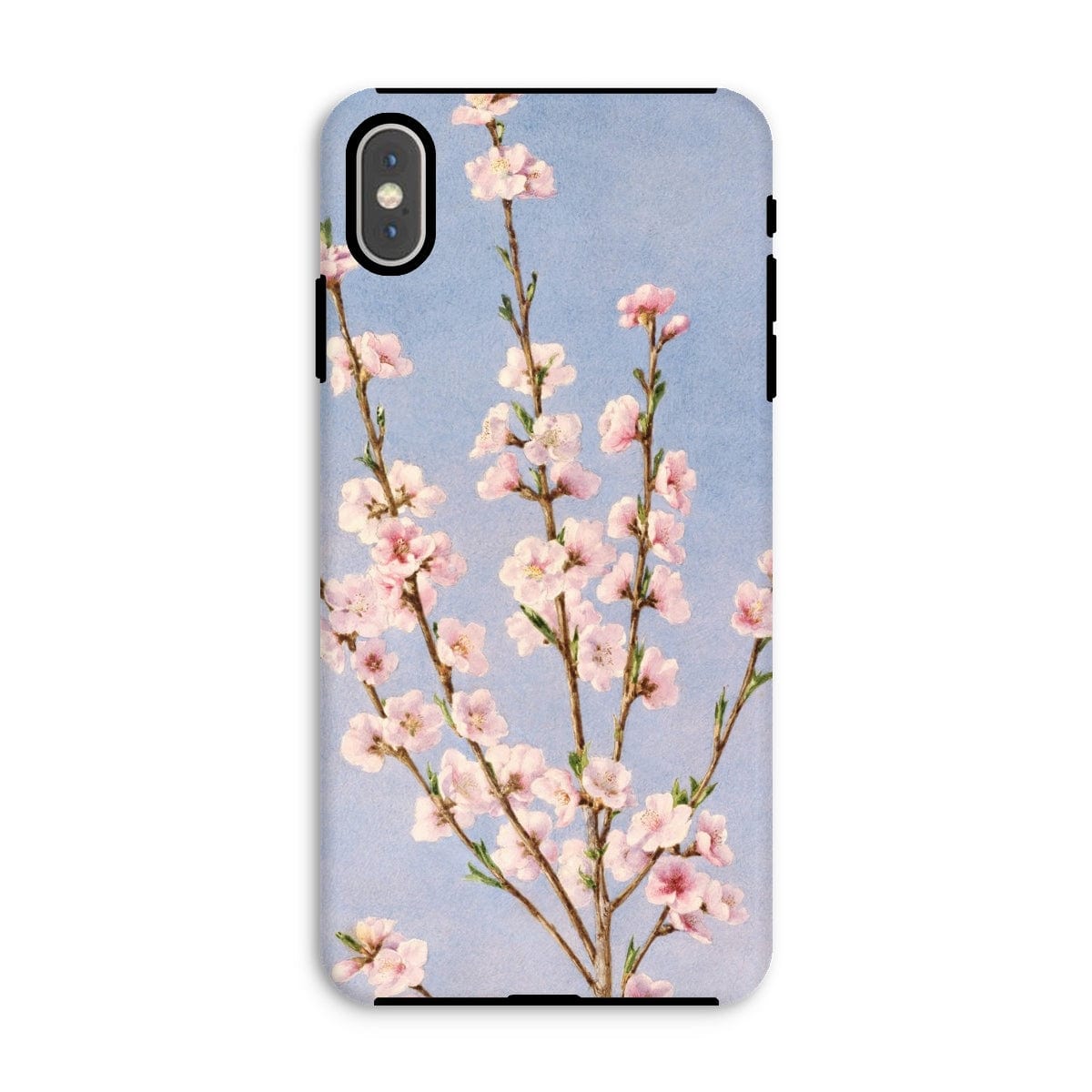 Casezest Mobile Phone Case for iPhone XS Max / Gloss Hill Peach Blossoms Design