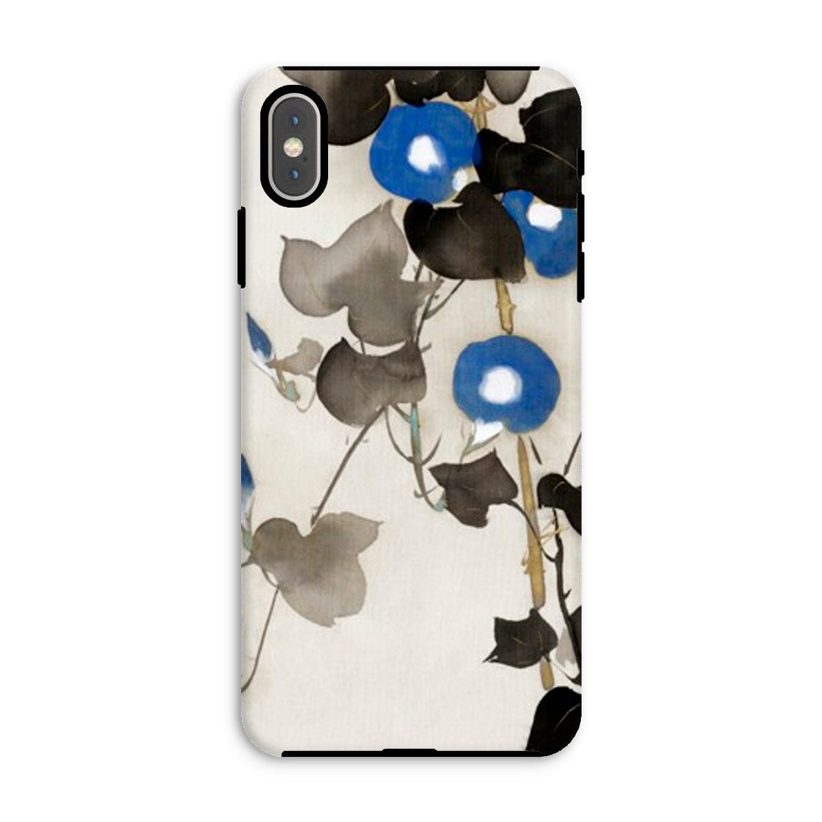 Casezest Mobile Phone Case for iPhone XS Max / Gloss Kamisaka Flowers Design