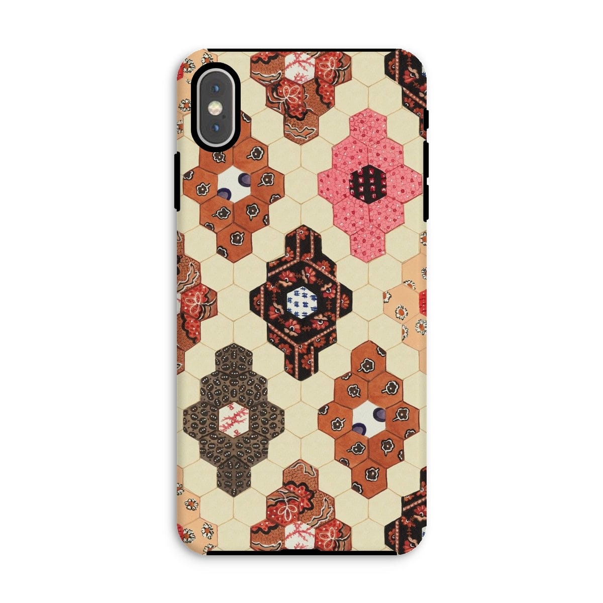 Casezest Mobile Phone Case for iPhone XS Max / Gloss Light Painted Quilt Design