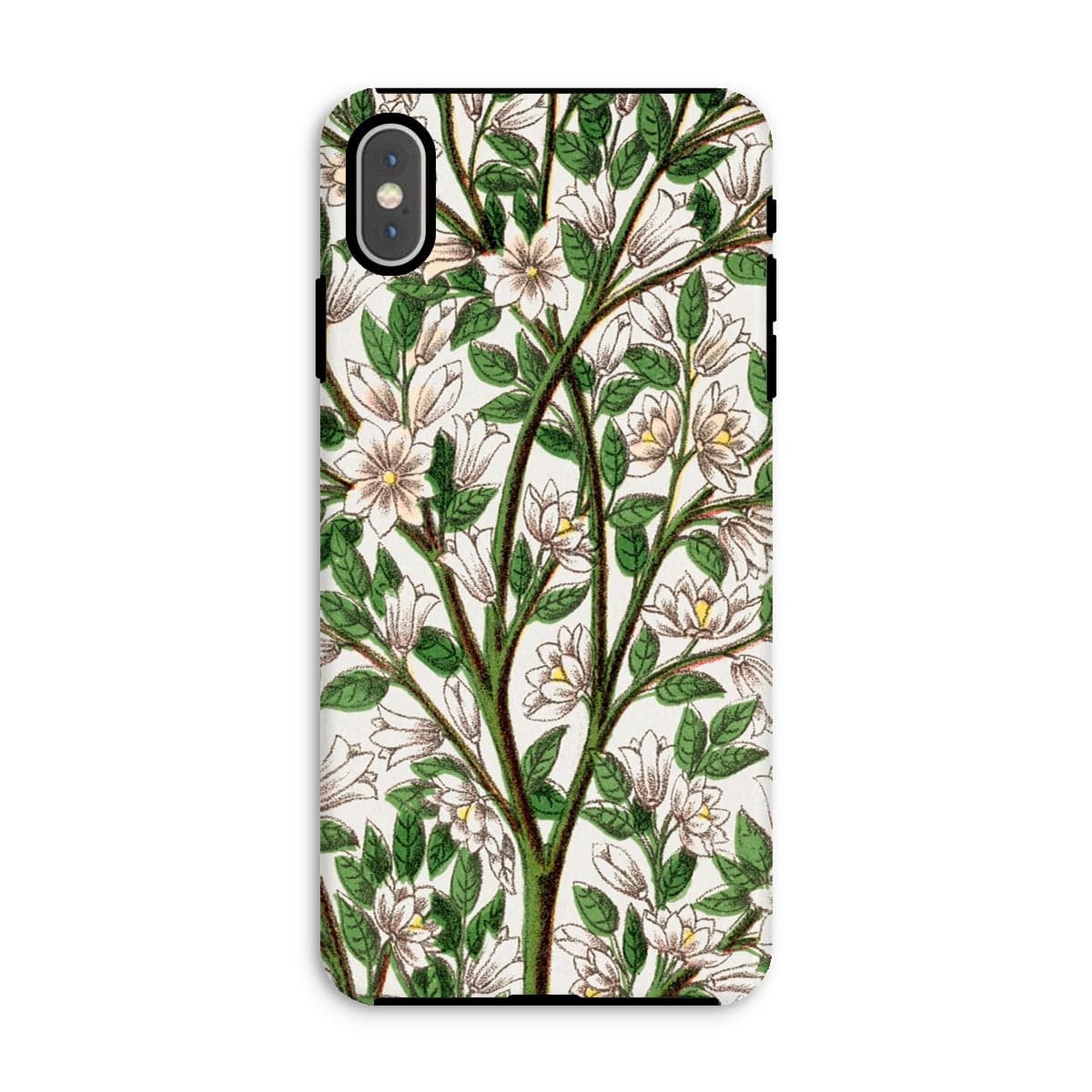 Casezest Mobile Phone Case for iPhone XS Max / Gloss Magnolia Lithograph Design