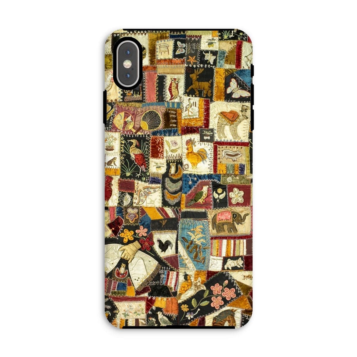 Casezest Mobile Phone Case for iPhone XS Max / Gloss Marvin Animal Quilt Design