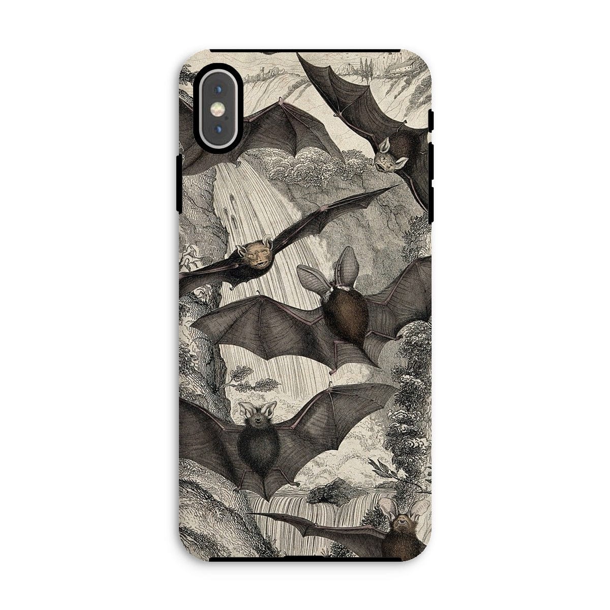 Casezest Mobile Phone Case for iPhone XS Max / Gloss Milne Bats Design