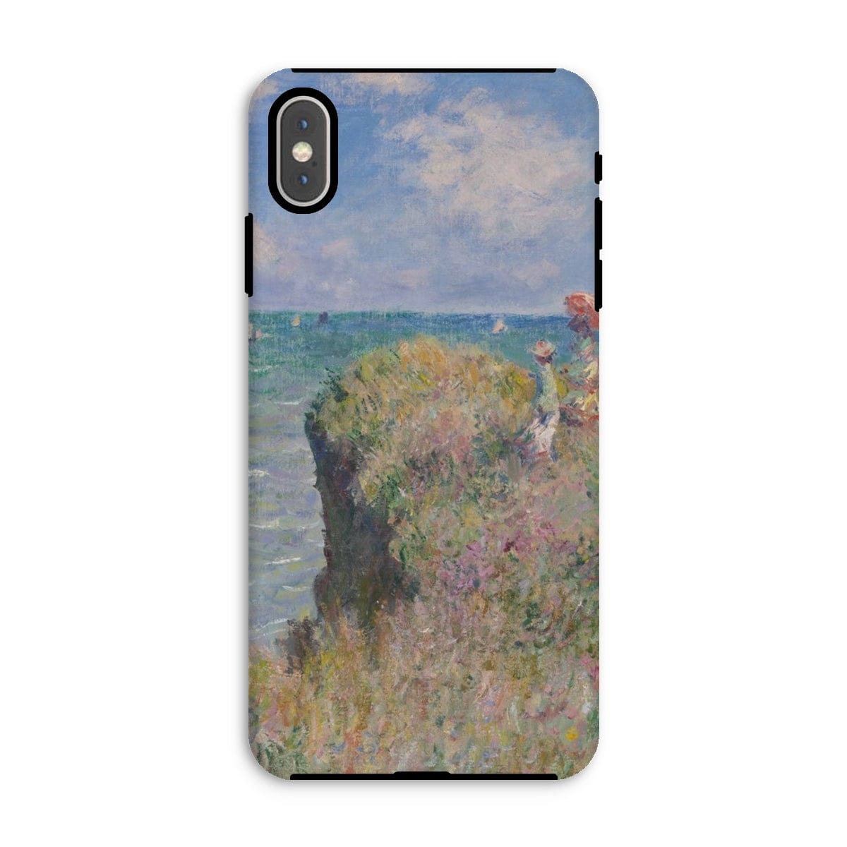 Casezest Mobile Phone Case for iPhone XS Max / Gloss Monet Cliff Walk at Pourville Design