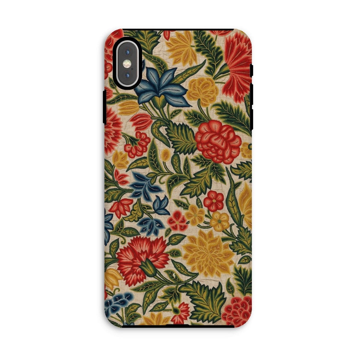 Casezest Mobile Phone Case for iPhone XS Max / Gloss Old Floral Panel Design